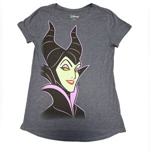 Disney Junior's Maleficent Mistress Of Evil Hi-Low Hem T-Shirt Size L (11-13)